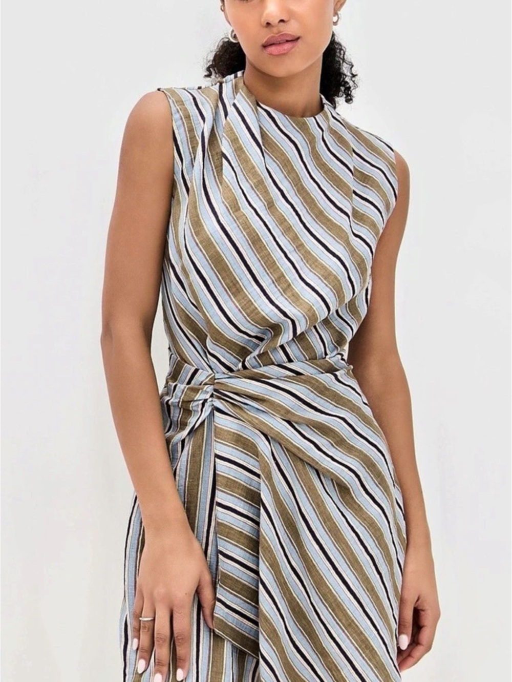 ALC Dion Dress Striped Mini Dress Size Small Like New